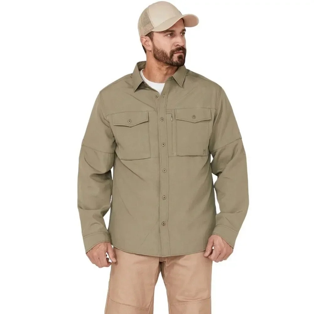Brothers And‎ Sons Dobby Performance Button-Down Western Shirt Sz XXL